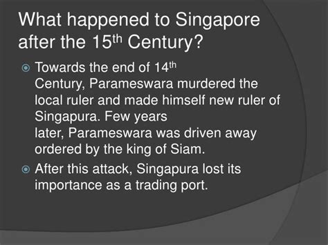 Was There Singapore Before 1819