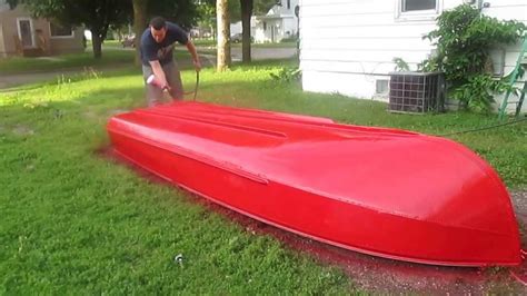 How To Paint An Aluminum Boat Youtube