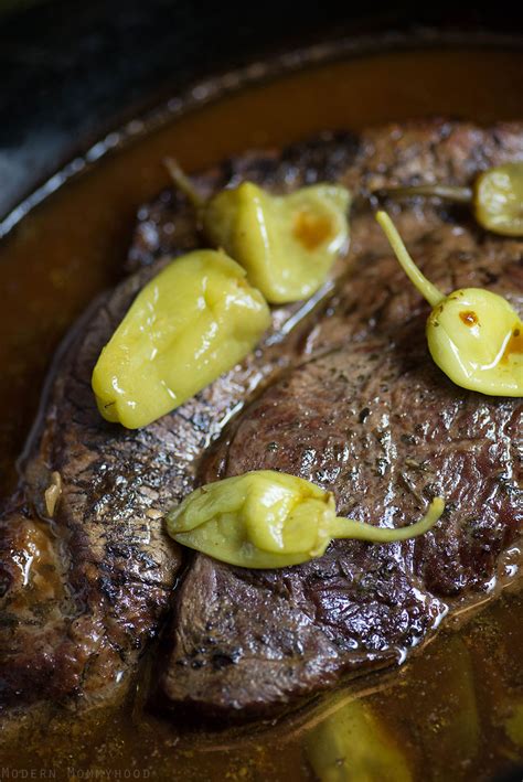 Let it cook all day in the slow cooker or crockpot. Slow Cooker Mississippi Pot Roast - Modern Mommyhood