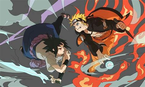 Final Battle Sasuke Uchiha Naruto Uzumaki Naruto Vs Sasuke