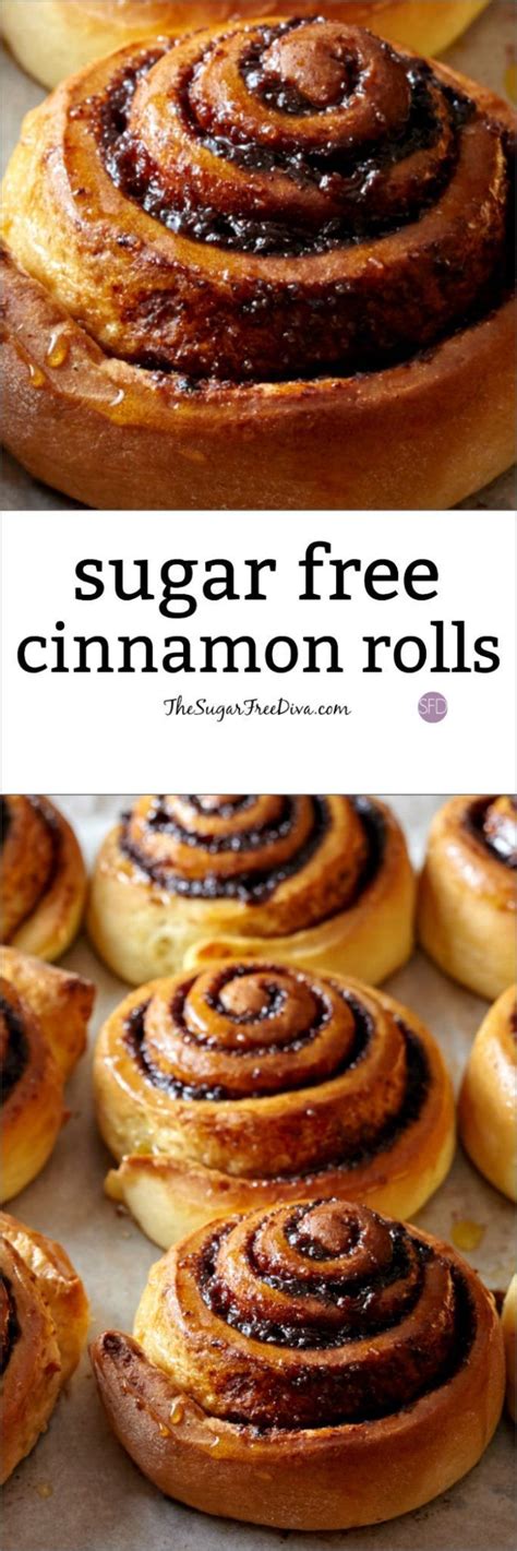 Combinations of apple sauce and butter/margarine/oil can be varied, too, depending on your. Sugar Free Cinnamon Rolls- #yummy #recipe for #sugarfree #cinnamon #rolls | Sugar free baking ...