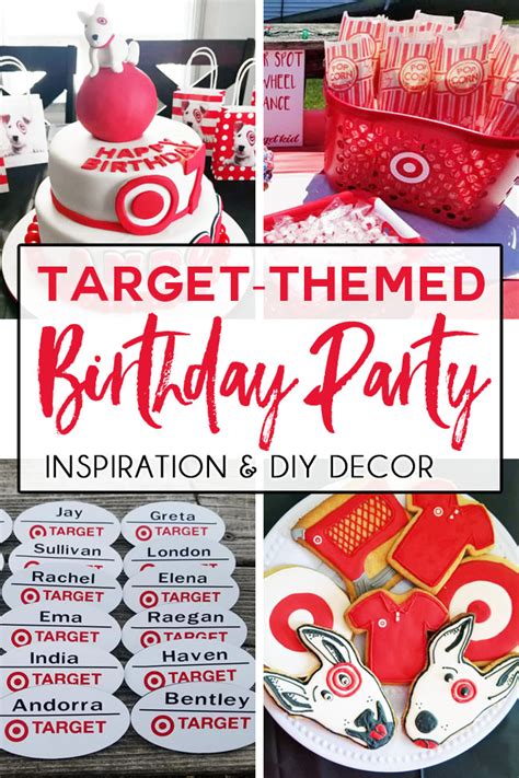 The Ultimate Target Themed Birthday Party Blue I Style Creating An