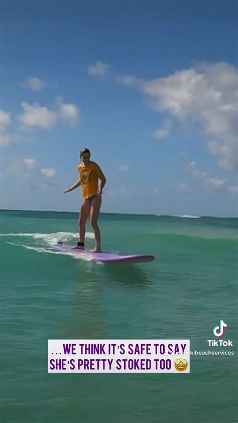 Make A Wish Surfing Lesson Waikiki Beach This Girl Is Ripping Go Presley We Are