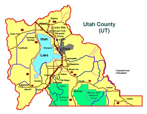 State Of Utah Map With Counties United States Map