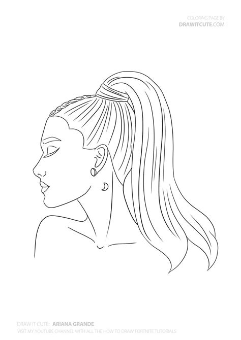 Search through 623,989 free printable. How to draw Ariana Grande|step-by-step guide - Draw it cute