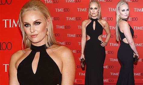 Lindsey Vonn Wows In Black Dress At Time 100 Gala In Nyc