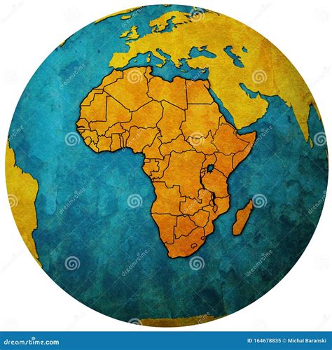 Africa Political Map Globe Mapsof Net