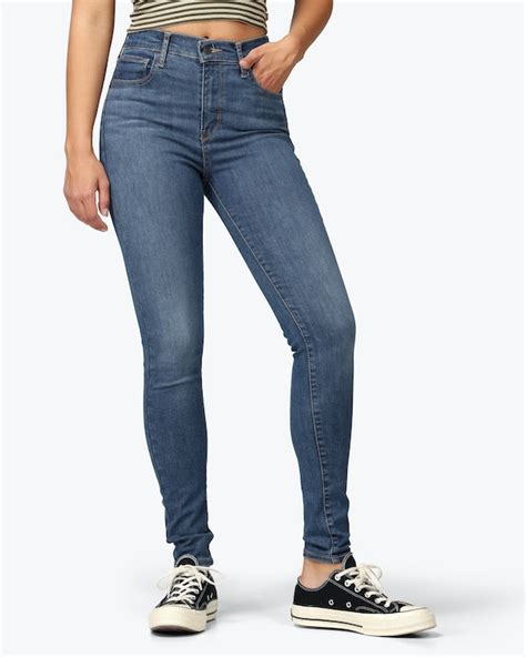 levis 720™ high rise super skinny medium blå jeans dame carlings