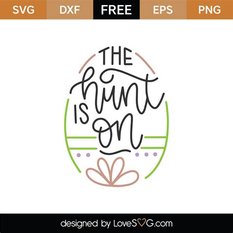 Download Free The Hunt Is On SVG Cut File | Lovesvg.com