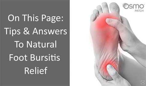 Natural Treatment For Bursitis Foot Pain Osmo Patch Au