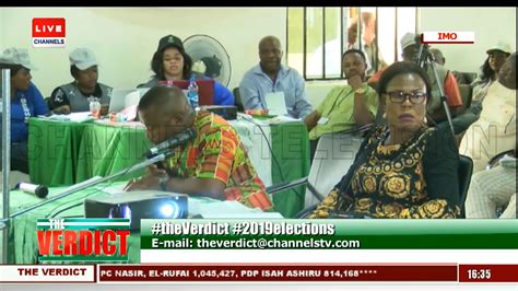 imo state governorship election result collation pt 5 the verdict youtube