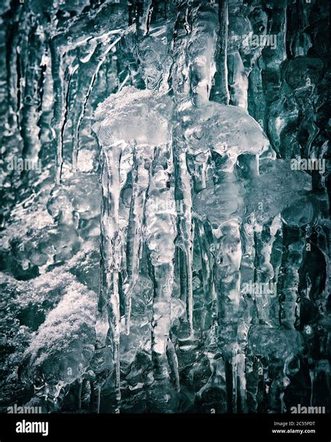 Abstract Ice Formation Stock Photo Alamy