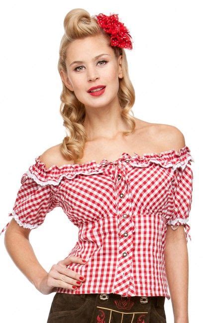 traditional trachten blouse luna red carmen style blouse dirndl dress dirndl