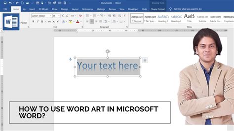 How To Use Word Art In Microsoft Word Youtube