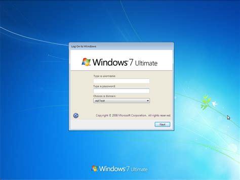 Windows 7 Login Icons