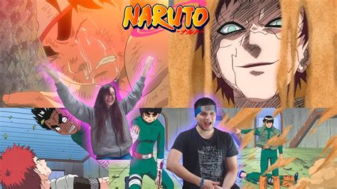 Gaara Vs Rock Lee Reaccion A Naruto Capitulos 49 Y 50 Naruto