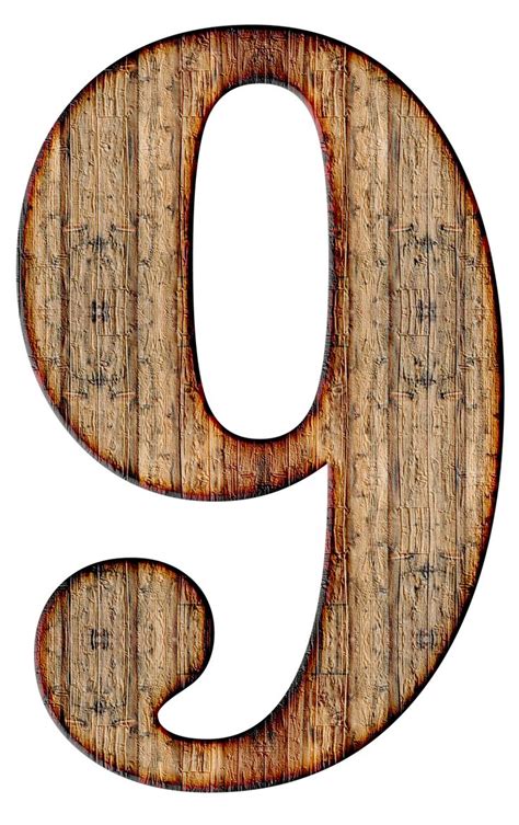 Número Nueve Dígito Imagen gratis en Pixabay Números Moldes de