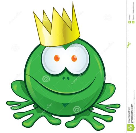 Frog Prince Cartoon Stock Vector Image 50092872