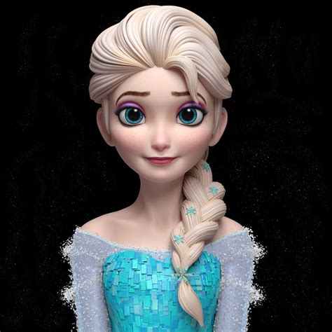 Artstation Elsa Ye Chaofan Character Design Girl Disney Princess