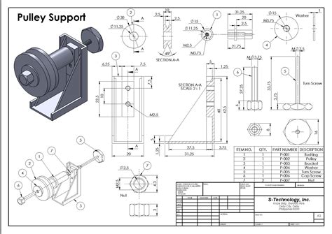 detailed assembly drawing - Buscar con Google | Teknik, Resim, Mühendislik