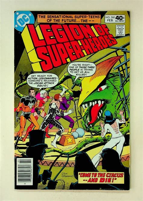 Legion Of Super Heroes 260 Feb 1980 Dc Very Fine Comic Books