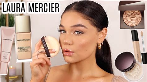One Brand Makeup Tutorial Laura Mercier Blissfulbrii Youtube
