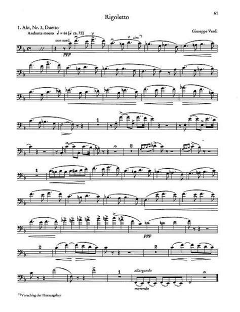 Test Pieces For Orchestral Auditions Double Bass Orchestra Probespiel