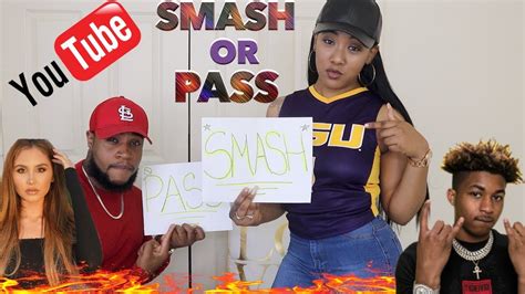 Smash Or Pass Youtuber Edition 😍ft Ddg Solluminati Kenedy Cymone Flightreacts Youtube