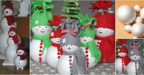 Aprende cómo significar muñecos de nieve navideños con unicel