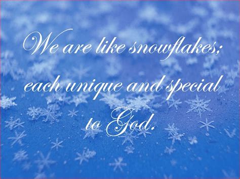 Snowflakes God Quote Shortquotescc