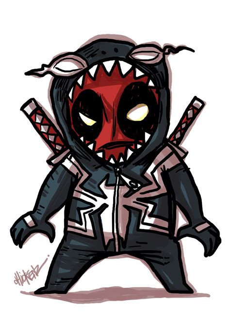 Deadpool cute by alexianary on deviantart. Little : Deadpool2 by ChickenzPunk on DeviantArt