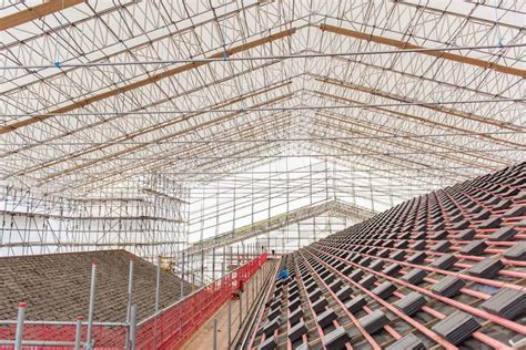 The Uks Largest Temporary Roof Installation