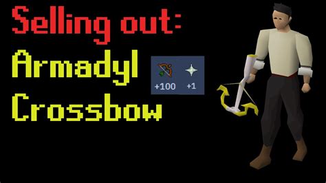 Selling Out Armadyl Crossbow Old School Runescape Osrs Full