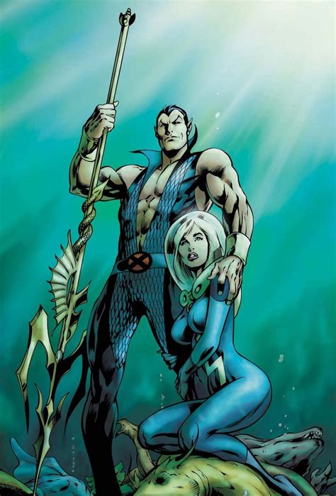 Namor And Sue Storm By Alan Davis Marvel Comics Superheroes