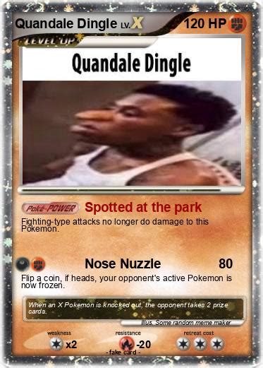 Pokémon Quandale Dingle 40 40 Spotted At The Park My Pokemon Card