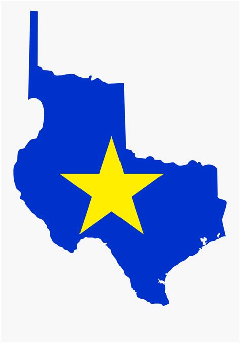 Transparent Texas Clipart Republic Of Texas Flag Map Free