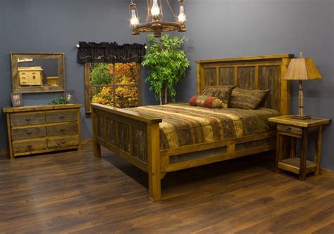 Wyoming Reclaimed Barnwood Bedroom Western Furniture And Decor
