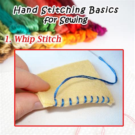 19 The Whip Stitch Is One Of The Easiest Hand Stitching Techniques