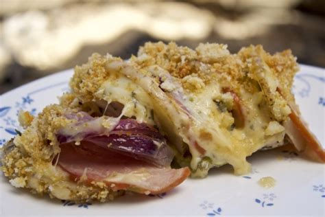 Classic chicken cordon bleu is breaded and then fried. Dutch oven Idaho Potato Chicken Cordon Bleu Recipe ...