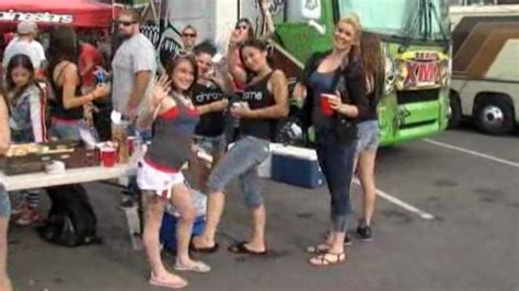 Mom Upset By Strippers Tailgating Outside Stadium Nbc News