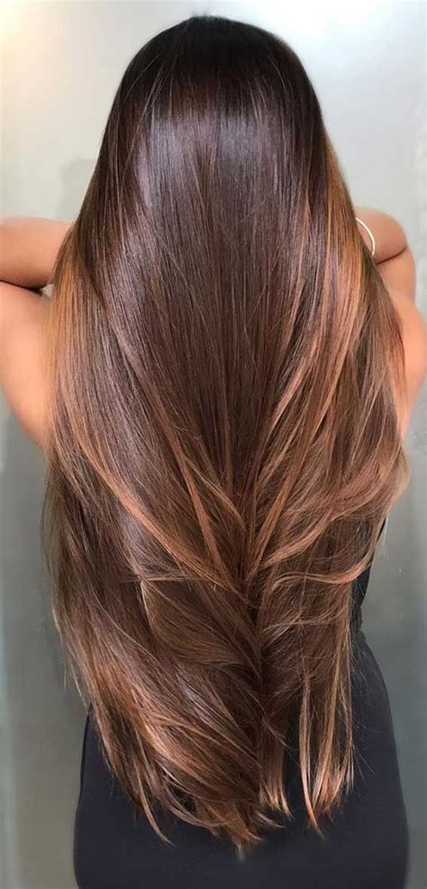 fresh hair color ideas in 2020 natural looking brunette balayage balayage brunette balayage