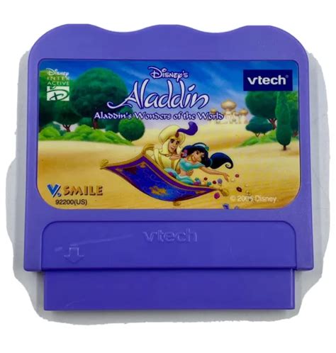 Vtech V Smile Game Disneys Aladdin Aladdins World Of Wonders Dt Pal
