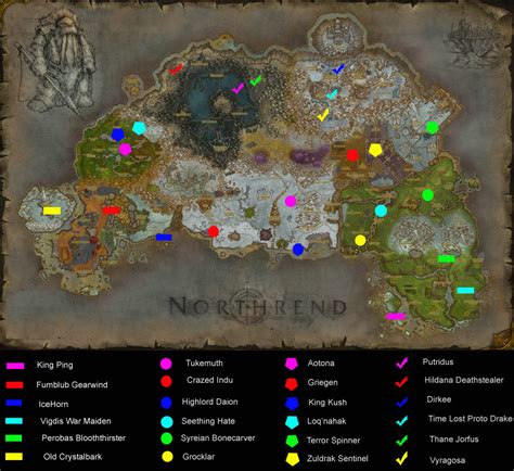 Hair Styles 45 World Of Warcraft Map Northrend