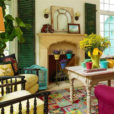 English Cottage In Living Color Farm House Living Room Interior
