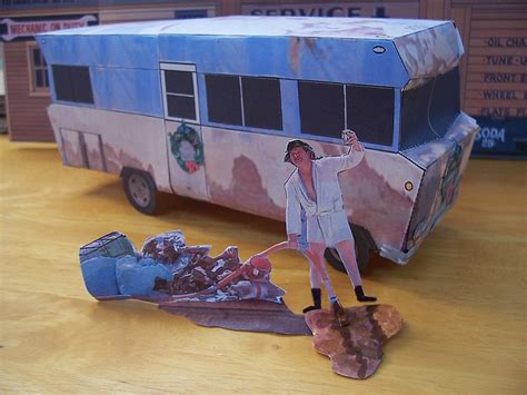 Papercraft Christmas Vacation Movie Eddie And Rv A Photo On Flickriver
