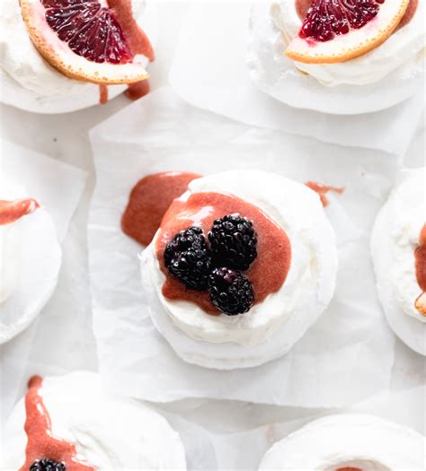 Perfect French Meringues With Blood Orange Curd Displacedhousewife