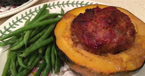 Make My Day Camp Acorn Squash Stuffed With Meatloaf