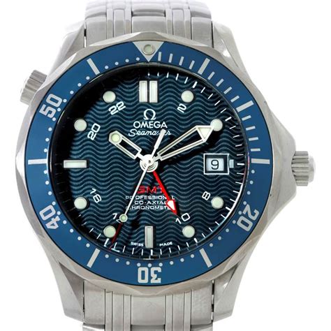Omega Seamaster James Bond 300m Gmt Watch 25358000 Swisswatchexpo
