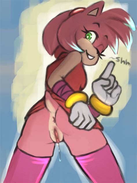 Rule 34 Amy Rose Anthro Anus Arm Wraps Ass Bodily Fluids Bottomless