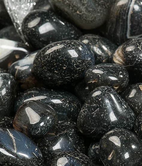 Decor Pebble Black Onyx Stone Pebbles 1kg Buy Decor Pebble Black
